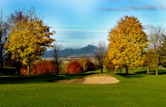 There are stunning views from Stirling Golf Club in all directions across Central Scotland.