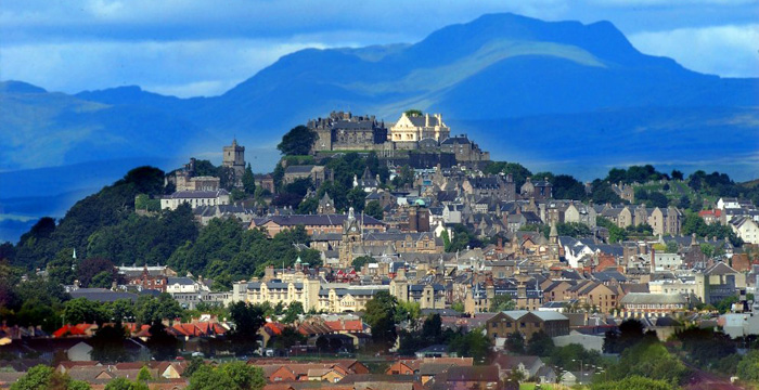 Stirling Castle, perched on its rocky crag surveying the surrounding land, is one of Scotland’s grandest castles. Stirling Castle, perched on its rocky crag surveying the surrounding land, is one of Scotland’s grandest castles.